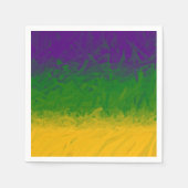 Serviette En Papier Peinture Mardi Gras (Devant)
