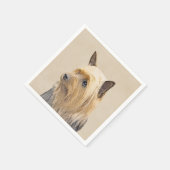 Serviette En Papier Peinture Silky Terrier - Cute Original Chien Art (Coin)