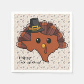 Serviette En Papier Pèlerin Texas Turquie (Devant)