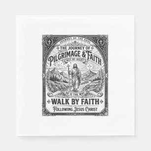 Serviette En Papier Pèlerinage de Jésus Chemin Saint Voyage