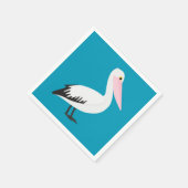 Serviette En Papier Pélican (Coin)