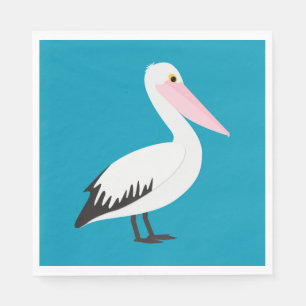 Serviette En Papier Pélican