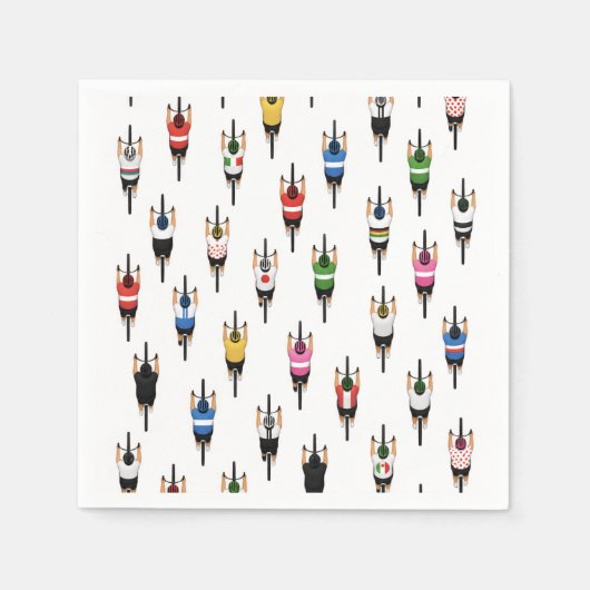 Serviette En Papier Peloton (Devant)