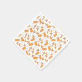 Serviette En Papier Pembroke Welsh Corgi Motif (Coin)