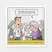 Serviette En Papier Pendny 40e anniversaire de fête serviettes (Devant)