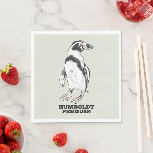 Serviette En Papier Penguin de Humboldt (En situation)