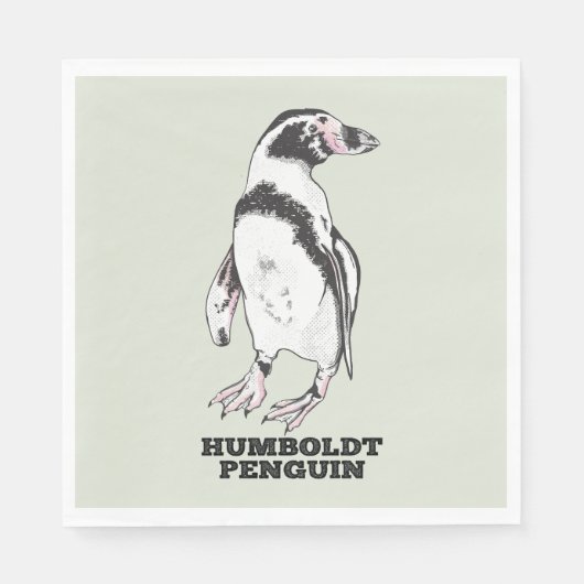 Serviette En Papier Penguin de Humboldt (Devant)