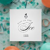 Serviette En Papier Penguin Easy on the Ice Bar Restaurant Cocktail