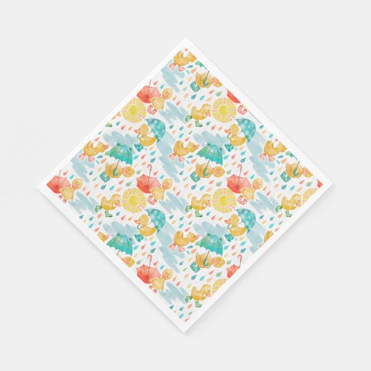 Serviette En Papier Penny Puddle Duck (Coin)