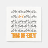 Serviette En Papier Penser différents Recumbent Bike Cyclist Papier (Devant)