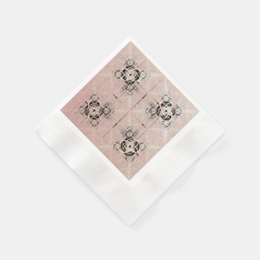 Serviette En Papier Penser Pastel Twists Cocktail Napkins (Coin)