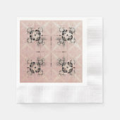 Serviette En Papier Penser Pastel Twists Cocktail Napkins (Devant)