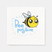 Serviette En Papier Penser Positive Abee Positive Mignonne Abee (Devant)