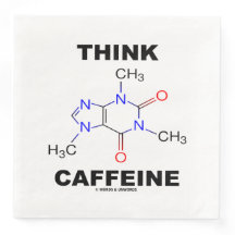 Pensez Caféine (Molécule Chimique de Caféine)