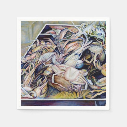 Serviette En Papier Pensez dehors, Singapour (Devant)