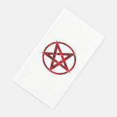 Serviette En Papier Pentagram Red Devil (Coin)