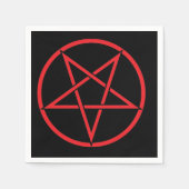 Serviette En Papier Pentagramme (Devant)