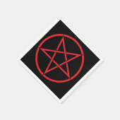 Serviette En Papier Pentagramme (Coin)
