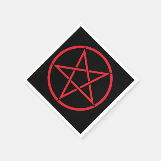 Serviette En Papier Pentagramme (Coin)