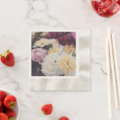 Serviette En Papier Peony Napkins (En situation)