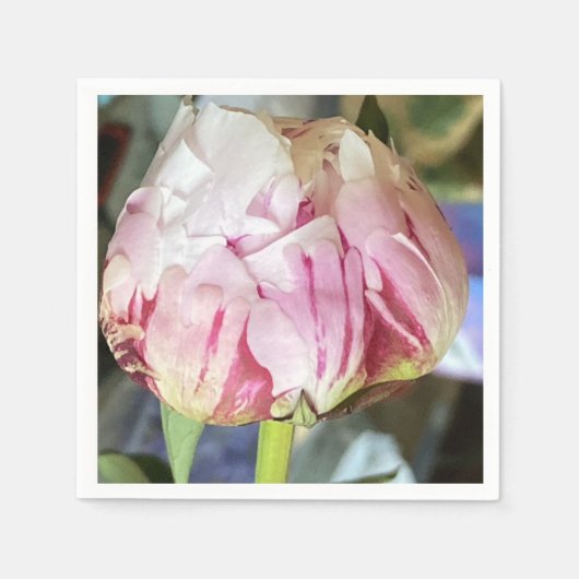 Serviette En Papier Peony Napkins (Devant)