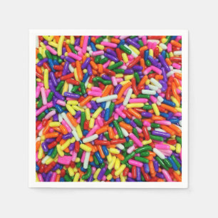 Serviette En Papier Pépites de bonbons colorées