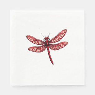 Serviette En Papier Peppermint dragonfly