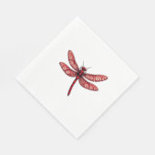 Serviette En Papier Peppermint dragonfly (Coin)