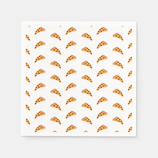 Serviette En Papier Pepperoni pizza (Devant)