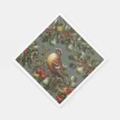 Serviette En Papier Perdrix dans un poirier (Coin)