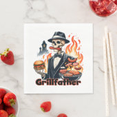 Serviette En Papier Père grill (En situation)