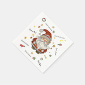 Serviette En Papier Père Noël (Coin)