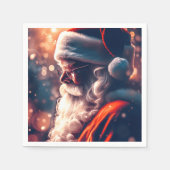 Serviette En Papier Père Noël (Devant)
