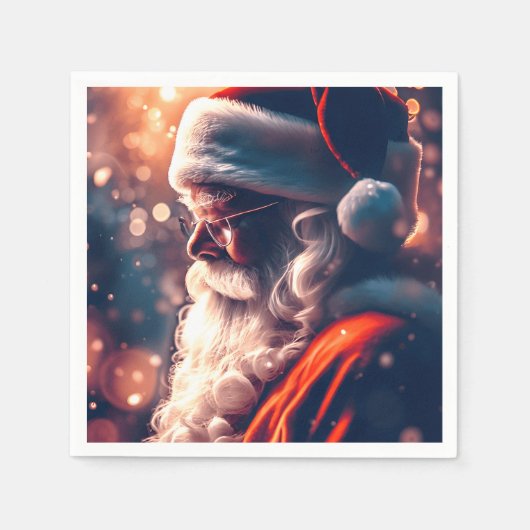 Serviette En Papier Père Noël (Devant)