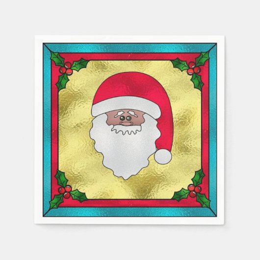 Serviette En Papier Père Noël (Devant)