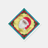 Serviette En Papier Père Noël (Coin)