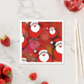 Serviette En Papier Père Noël (En situation)
