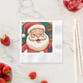 Serviette En Papier Père Noël (En situation)