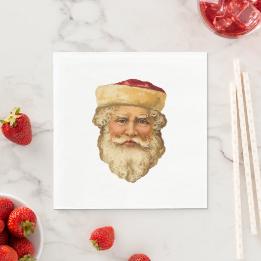 Serviette En Papier Père Noël (En situation)