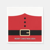 Serviette En Papier Père Noël (Devant)