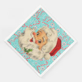 Serviette En Papier Père Noël avec menthe poivrée (Coin)