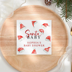 Serviette En Papier Père Noël Baby shower de Noël bébé serviettes