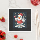 Serviette En Papier Père Noël Chicken Joy (En situation)