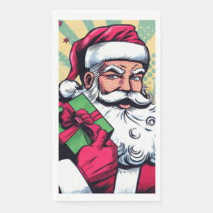 Serviette En Papier Père Noël de bande dessinée/Noël 