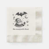 Serviette En Papier Père Noël des griffes (Devant)