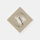 Serviette En Papier Père Noël et les serviettes de lune (Coin)