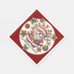 Serviette En Papier Père Noël précieux