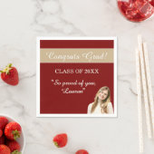Serviette En Papier Perfect Graduation Congrats  (En situation)