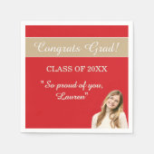 Serviette En Papier Perfect Graduation Congrats  (Devant)