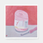 Serviette En Papier Perfection rose (Devant)